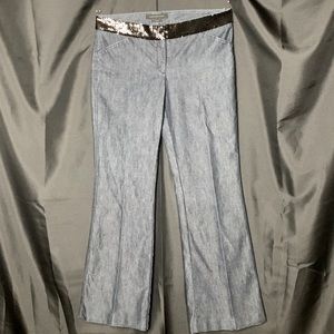 Express Editor jeans with sequined waistband